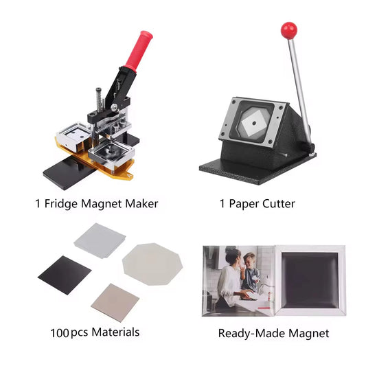 63.5x63.5mm Fridge Magnet Making Kit